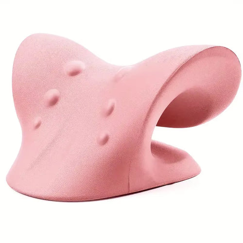 C-Type Neck Shoulder Relaxer Cervical Spine Stretch Muscle Relaxation Traction Device Massage Pillow Correction Chiropractic