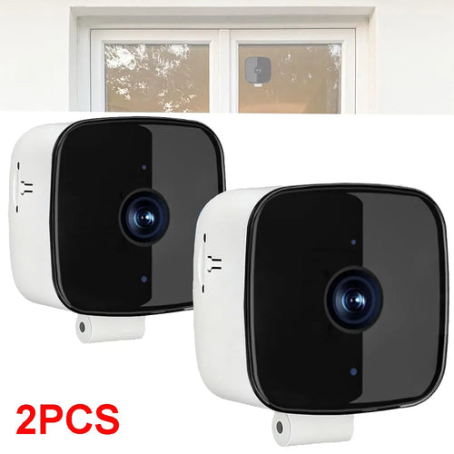 1080P Window WiFi Camera Two-Way Audio Full Color Night Vision Indoor Home Security Baby Monitor Through Window Camera - Sensor Size: Camera 2PC, Plug Type: USB